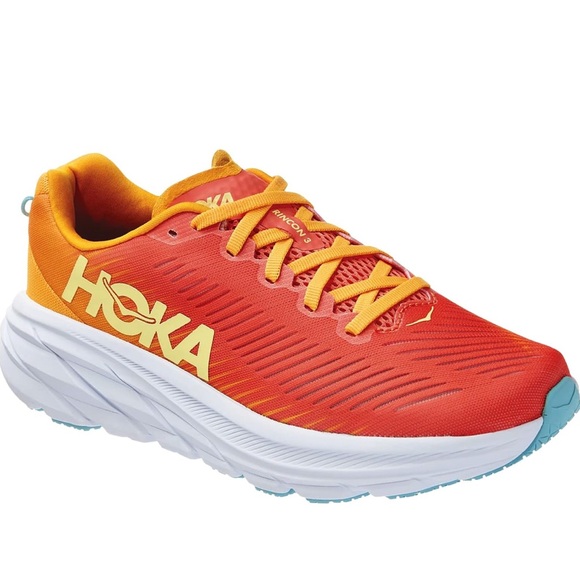 Hoka One One Shoes - ✨EUC✨ Hoka Rincon 3 Camellia/Radiant Yellow Women's Running Shoes